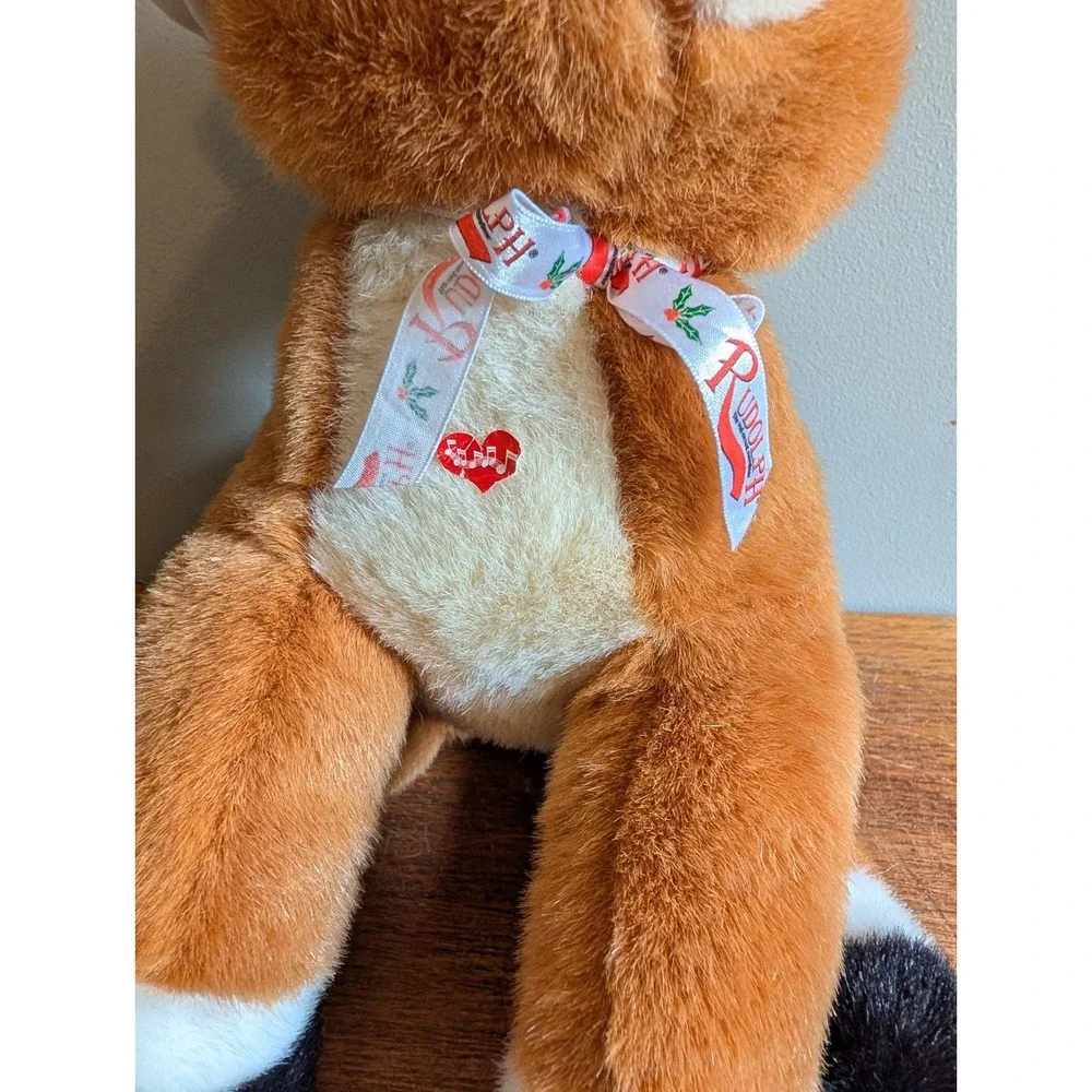 Vintage 1999 Rudolph The Red-Nosed Reindeer Plush Prestige Toy Corp 12